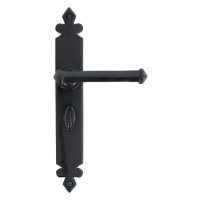 From The Anvil Black Tudor Lever Bathroom Set