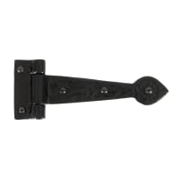 From The Anvil Black Textured 6" Cast T Hinge (pair)