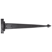 From The Anvil Black 18" Arrow Head T Hinge (pair)