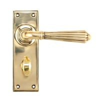 From The Anvil Aged Brass Hinton Lever Bathroom Set
