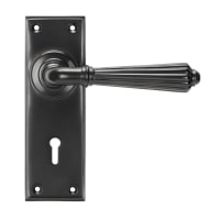 From The Anvil Aged Bronze Hinton Lever Lock Set