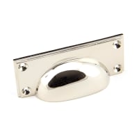 From The Anvil Polished Nickel Art Deco Drawer Pull