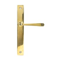 From The Anvil Aged Brass Avon Slimline Lever Espag. Latch Set