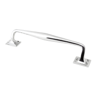 From The Anvil Polished Chrome 300mm Art Deco Pull Handle