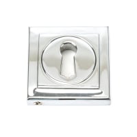 From The Anvil Polished Chrome Round Escutcheon (Square)