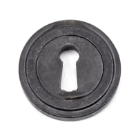 From The Anvil External Beeswax Round Escutcheon (Art Deco)