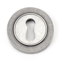 From The Anvil Pewter Round Escutcheon (Plain)