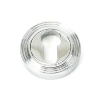 From The Anvil Polished Chrome Round Euro Escutcheon (Beehive)