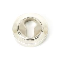From The Anvil Polished Nickel Round Euro Escutcheon (Plain)