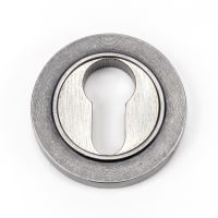 From The Anvil Pewter Round Euro Escutcheon (Plain)