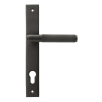 From The Anvil Aged Bronze Brompton Slimline Lever Espag. Lock Set