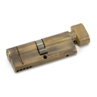 From The Anvil Aged Brass 40/40 5pin Euro Cylinder/Thumbturn KA