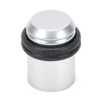 From The Anvil Satin Chrome Floor Mounted Door Stop