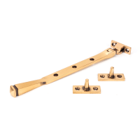 From The Anvil Polished Bronze 8" Avon Stay