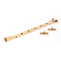 From The Anvil Polished Bronze 12" Avon Stay