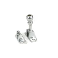 From The Anvil Satin Chrome Mushroom Brighton Fastener (Radiused)
