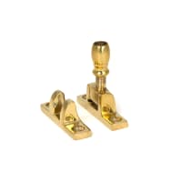 From The Anvil Polished Brass Mushroom Brighton Fastener - Narrow (Square)