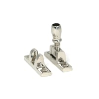 From The Anvil Polished Nickel Mushroom Brighton Fastener - Narrow (Square)