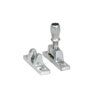 From The Anvil Satin Chrome Mushroom Brighton Fastener - Narrow (Square)