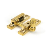 From The Anvil Polished Brass Prestbury Quadrant Fastener - Narrow