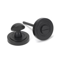 From The Anvil Aged Bronze Round Thumbturn Set (Art Deco)