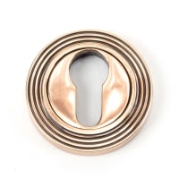 From The Anvil Polished Bronze Round Euro Escutcheon (Beehive)