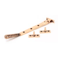 From The Anvil Polished Bronze 8" Hammered Newbury Stay