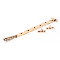 From The Anvil Polished Bronze 12" Hammered Newbury Stay