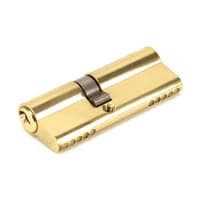 From The Anvil Lacquered Brass 35/45 5pin Euro Cylinder KA