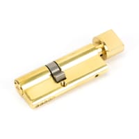 From The Anvil Lacquered Brass 35/45T 5pin Euro Cylinder/Thumbturn