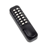 From The Anvil Black Digital Keypad Lock + 60mm Backset Latch Bolt
