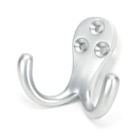 From The Anvil Satin Chrome Celtic Double Robe Hook