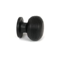 From The Anvil Matt Black Beehive Cabinet Knob 30mm
