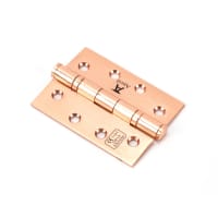 From The Anvil Polished Bronze 4" Ball Bearing Butt Hinge (pair) ss