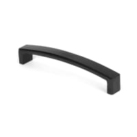 From The Anvil Black 5 1/2" Ribbed Pull Handle