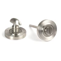 From The Anvil Satin Marine SS (316) Round Thumbturn Set (Beehive)