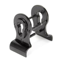 From The Anvil Black 50mm Euro Door Pull (Back to Back fixings)