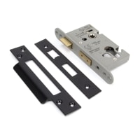 From The Anvil Black 2½" Euro Profile Sash Lock