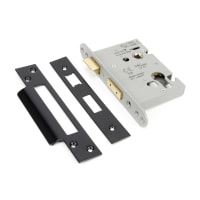 From The Anvil Black 3" Euro Profile Sash Lock