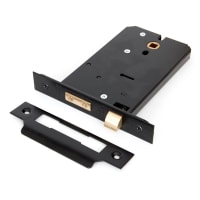 From The Anvil Black 6" Horizontal 5 Lever Sash Lock