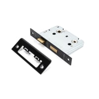 From The Anvil Black 3" Bathroom Mortice Lock
