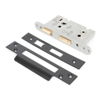 From The Anvil Black 2½" Heavy Duty Bathroom Mortice Lock