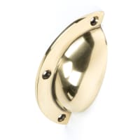 From The Anvil Aged Brass 4" Plain Drawer Pull