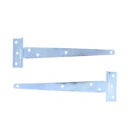 No. 121 Medium Tee Hinge 250mm Zinc Plated (Pair)