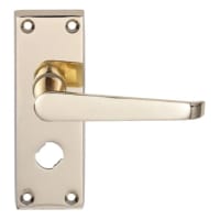 Victorian Privacy Straight Lock Brass