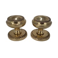 Tiger Georgian Mortice Door Knob Set Antique Bronze