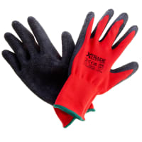 XTRADE 13 Gauge Gloves (Red)