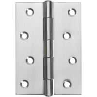 A Perry No.1838 Light Butt Hinge 100mm Satin Stainless Steel