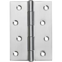 A Perry No.1838 Light Butt Hinge 100mm Satin Stainless Steel