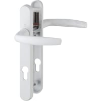 HOPPE Atlanta Handle Set on Narrow Backplate for Profile Doors Aluminium
